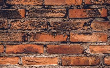 Background of old grunge brick wall.