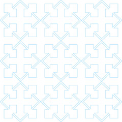 seamless geometric four sides arrow pattern