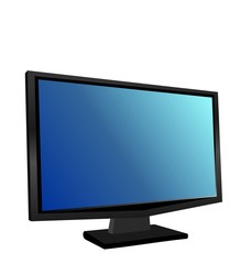 Illustration the switched on monitor TFT