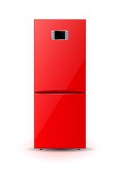 Red refrigerator 
