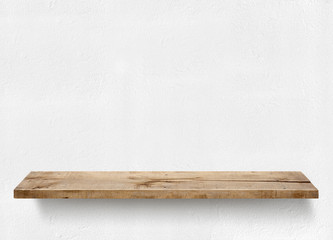 Wood plank shelf - Powered by Adobe