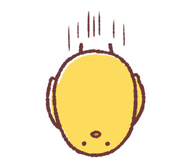 落下するヒヨコ © TAMAGO POTATO
