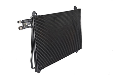 Fototapeta premium Car radiator on a white background