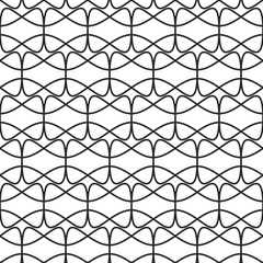 seamless geometric rounded shapes pattern
