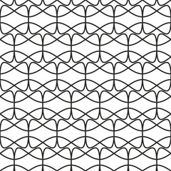 seamless geometric rounded shapes pattern