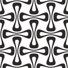 seamless geometric rounded shapes pattern