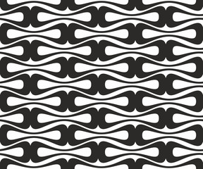 seamless geometric rounded shapes pattern