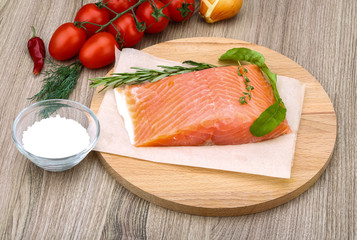 Salted salmon
