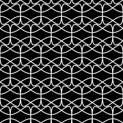 seamless geometric rounded shapes pattern