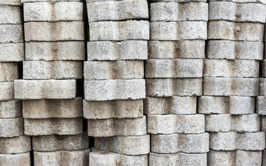 stacked of concrete block background