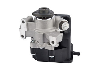 Power steering pump on a white background