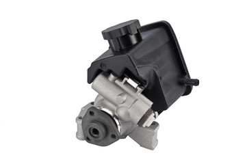 Power steering pump on a white background