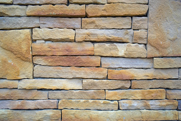 Red sandstone wall
