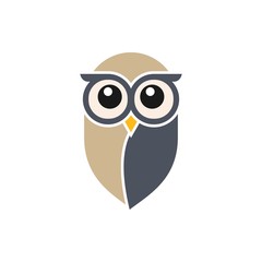 Naklejka premium Owl Logo Template
