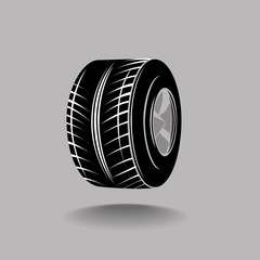 Tire and wheel