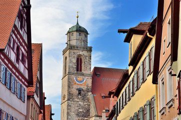 Kirchturm des Münster St. Georg - Dinkelsbühl