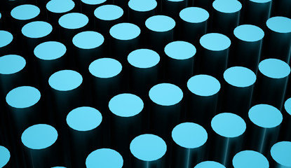 Abstract tube background rendered