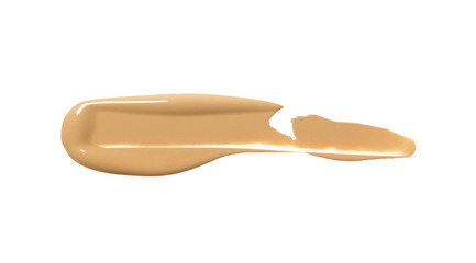 Liquid foundation isolated on white 
