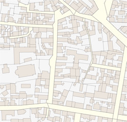 Fototapeta premium Imaginary cadastral map