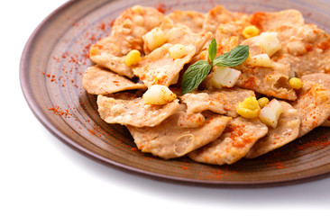 indian street food papri chaat