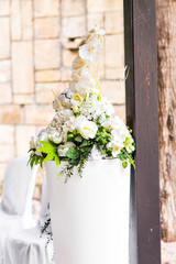 Beautiful flower wedding decoration