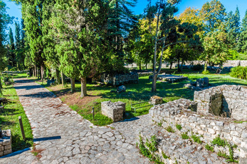 Remains of Roman villa rustica that dates from fourth century