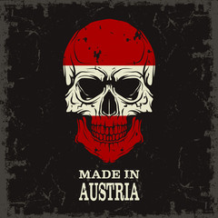 Skull color of the flag