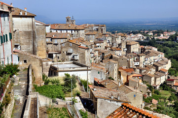 Scorcio panoramico di Caprarola, Viterbo, Lazio