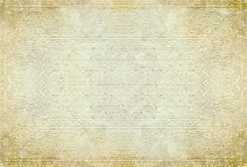 Obraz premium Old paper background with tracery