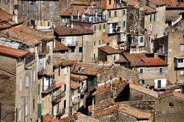 Scorcio panoramico di Caprarola, Viterbo, Lazio