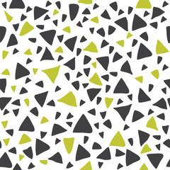 Hand drawn triangle seamless pattern