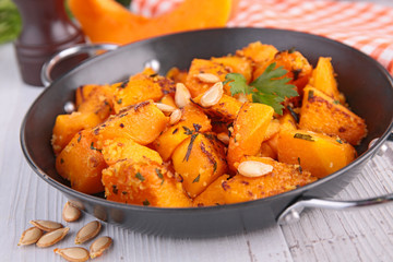 grilled pumpkin
