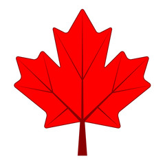 red maple leaf