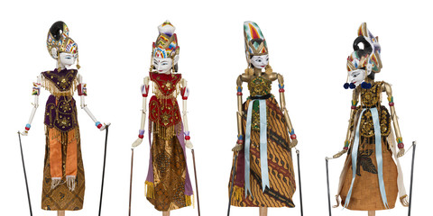 "Wayang Golek", traditionelles Puppenspiel mit Stabpuppen in Indonesien. © ccgocke