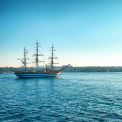 Fototapeta na wymiar Sailing vessel