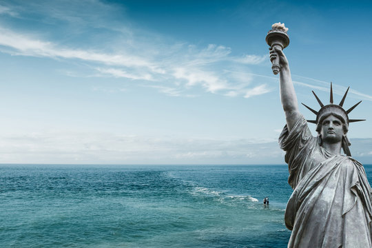 statue libert&eacute; croire horizon