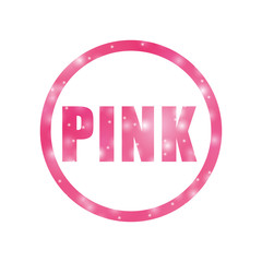 Pink digital design.