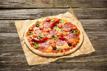 Delicious home made pizza