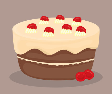 Dessert cake design.