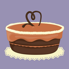 Dessert cake design.