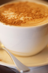 капучино в скорицей