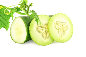 cucumber with slice