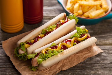 Hot dogs