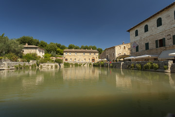 Tuscany thermal waters in Bagnio Vignoni