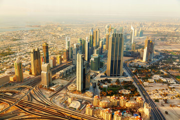 Fototapeta na wymiar Sheikh Zayed Road, Dubai