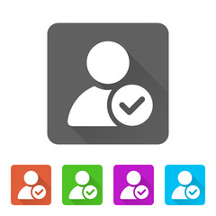 App Icon Long Shadow - 5 Colors