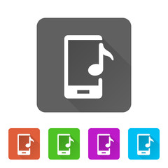 App Icon Long Shadow - 5 Colors