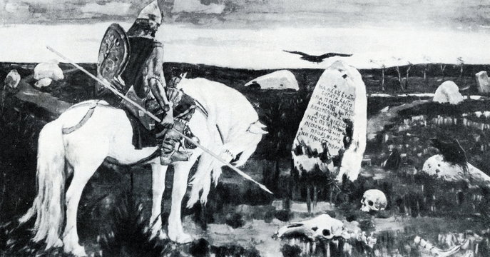 The Knight at the Crossroads (Viktor Vasnetsov, 1878)
