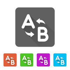 App Icon Long Shadow - 5 Colors