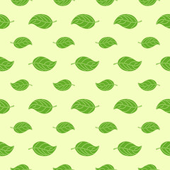 seamless pattern with leaf